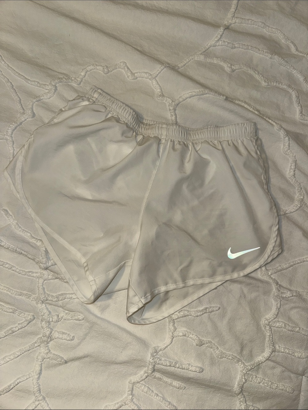 Nike White Dry Fit Shorts